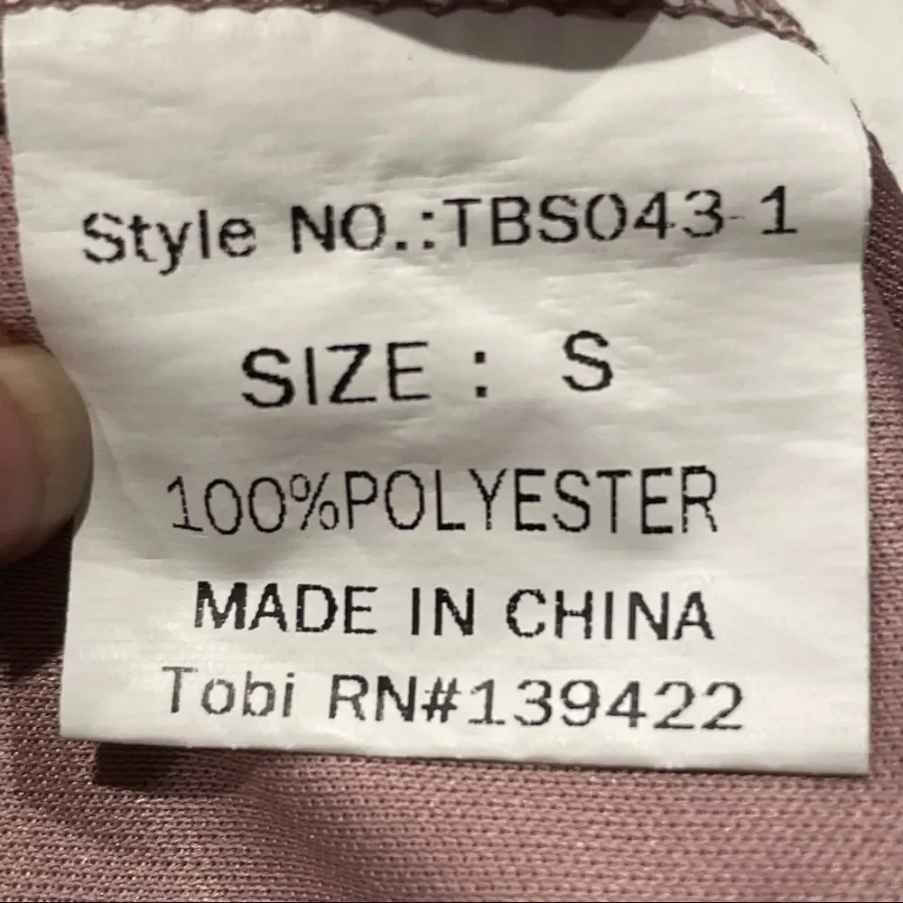 TOBI- plunging v neckline, romper, lightweight, size s - Picture 4 of 8